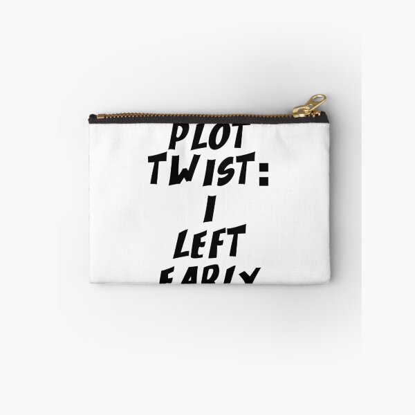 Item preview, Text Typography Plot twist: I left early Introvert + Books designed and sold by TypeboldStudio.