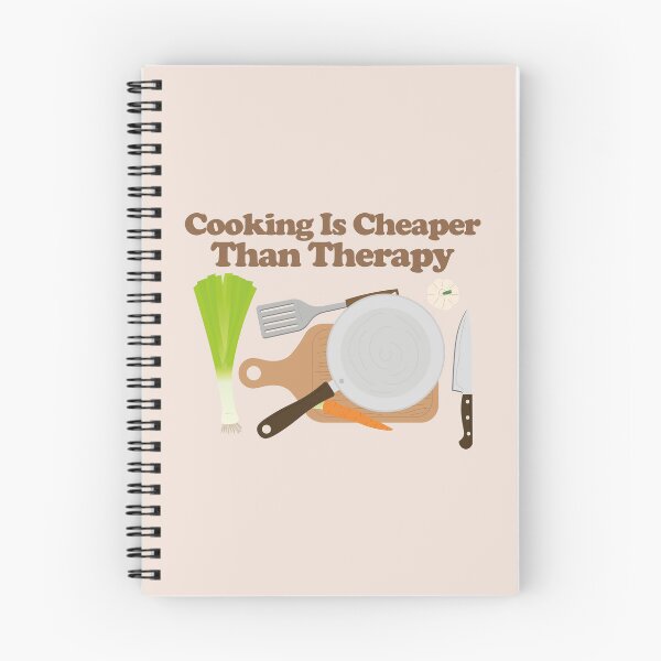 Item preview, Cooking Is Cheaper Than Therapy. retro design.  designed and sold by NPC-wear.