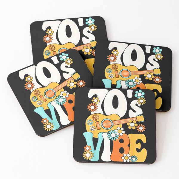 Item preview, 70's Vibe Retro Seventies Groovy Music Lover Peace Flowers designed and sold by CharlieConon.
