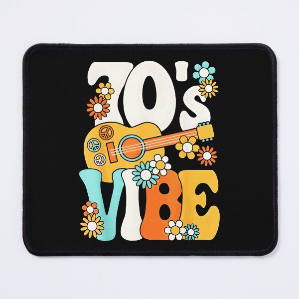 Item preview, 70's Vibe Retro Seventies Groovy Music Lover Peace Flowers designed and sold by CharlieConon.