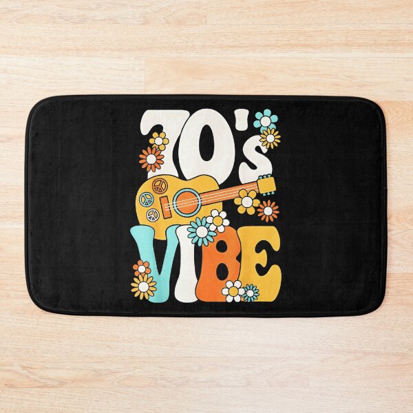 Item preview, 70's Vibe Retro Seventies Groovy Music Lover Peace Flowers designed and sold by CharlieConon.