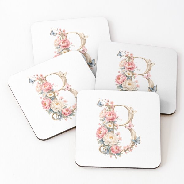Item preview, The letter B designed and sold by Whimsy Petal and Co..