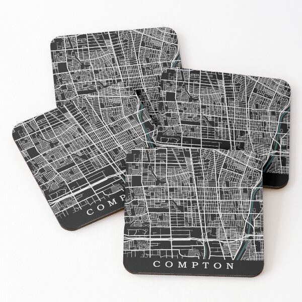 Item preview, Mapa de Compton designed and sold by rogue-design.