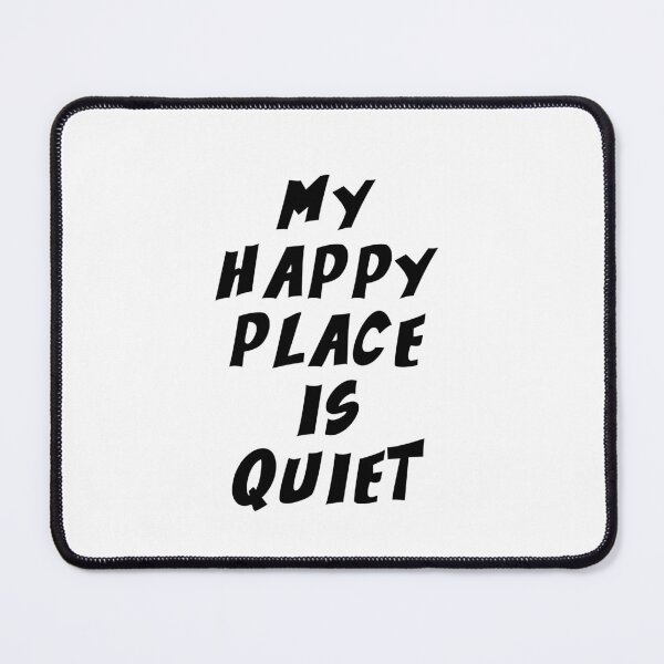 Item preview, Text Typography My happy place is quiet Introvert + Books designed and sold by TypeboldStudio.
