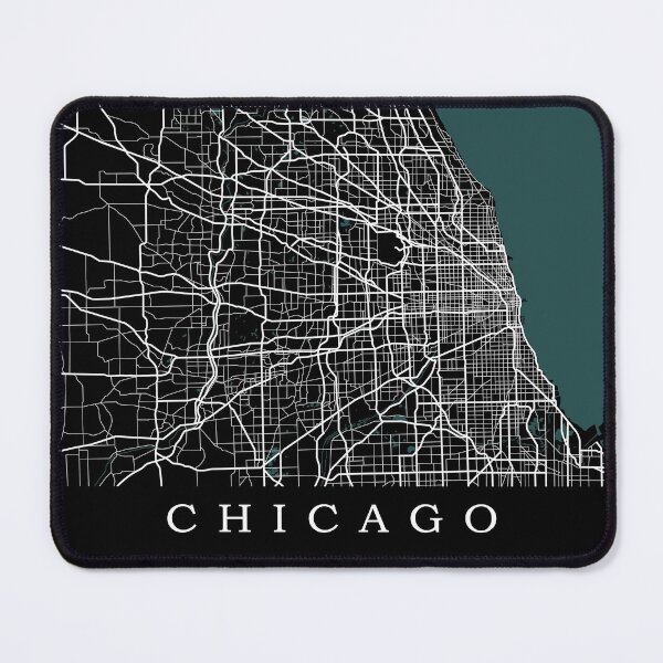 Item preview, Chicago Map designed and sold by rogue-design.