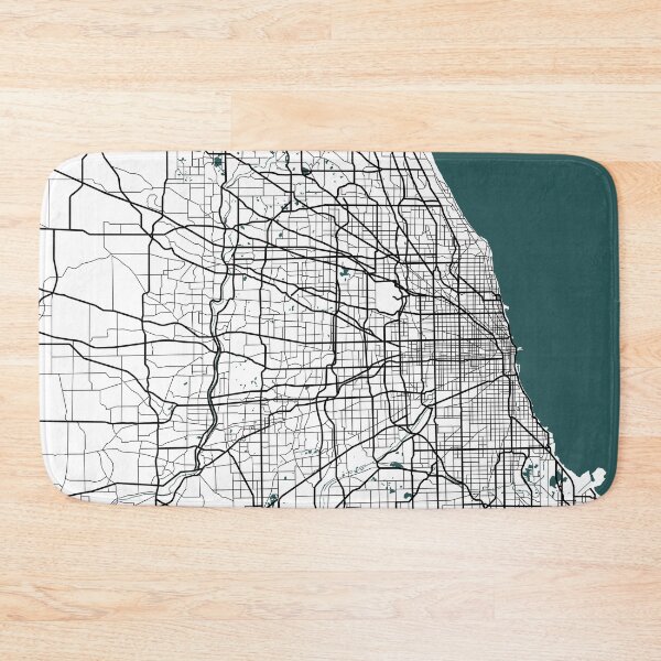 Item preview, Chicago Map designed and sold by rogue-design.