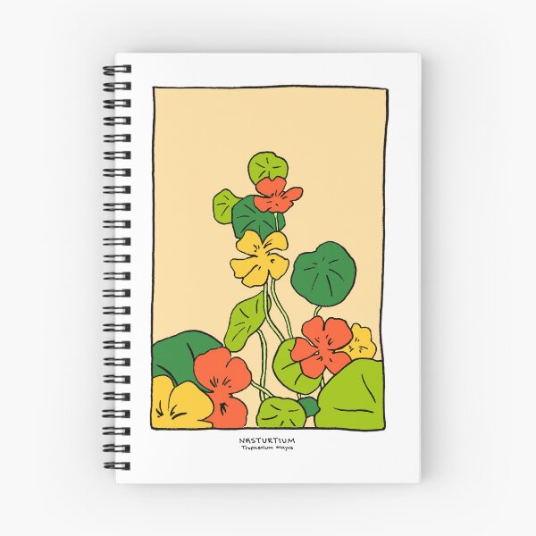Item preview, Nasturtium Pop Art – Bold Colour Botanical Flower Illustration designed and sold by PetalHead.