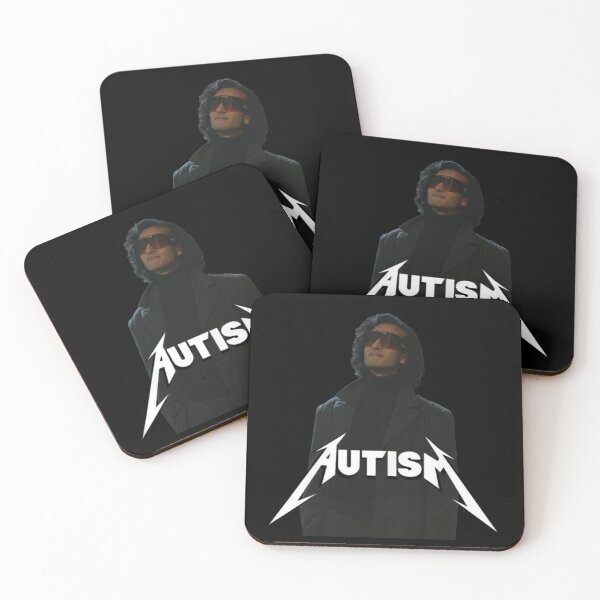 Item preview, Armand - Autism Metal Logo Design designed and sold by nocontextIestat.