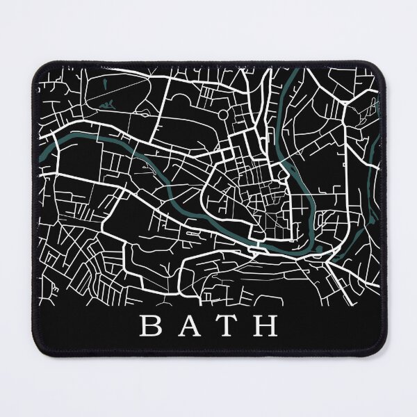 Item preview, City of Bath Map designed and sold by rogue-design.