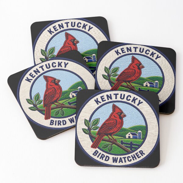 Item preview, Kentucky Northern Cardinal State Bird Vintage Patch designed and sold by The-Drip-Studio.