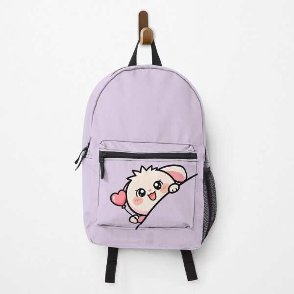 Item preview, Cute Kawaii Bunny Peekaboo with Heart - Adorable Character Art designed and sold by Outlet Raloel.
