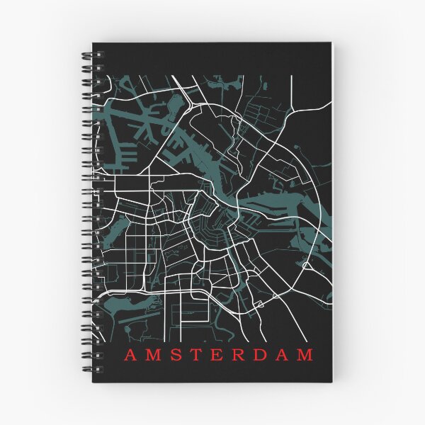 Item preview, Amsterdam Map designed and sold by rogue-design.