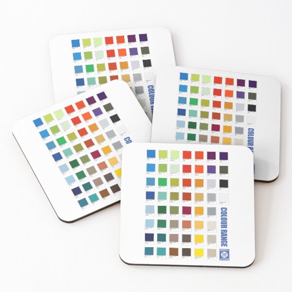 Item preview, British Leyland 1970's colour chart print designed and sold by RJWautographics.
