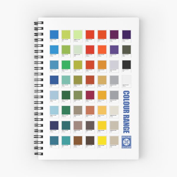 Item preview, British Leyland 1970's colour chart print designed and sold by RJWautographics.