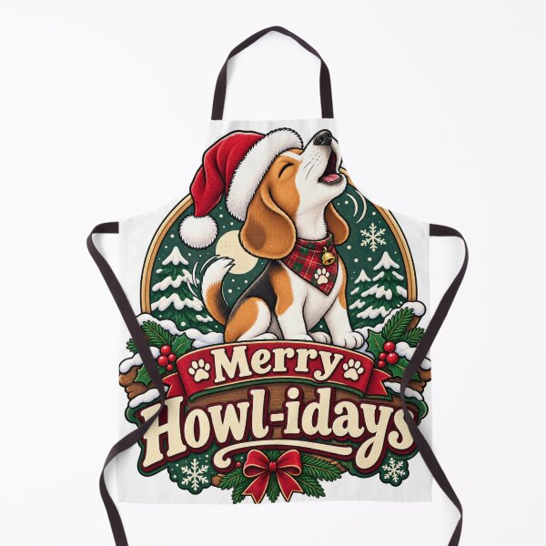 Item preview, Merry Howl-idays Beagle Christmas Shirt Funny Beagle Howling Christmas designed and sold by KnrNazimTHRE4DS.