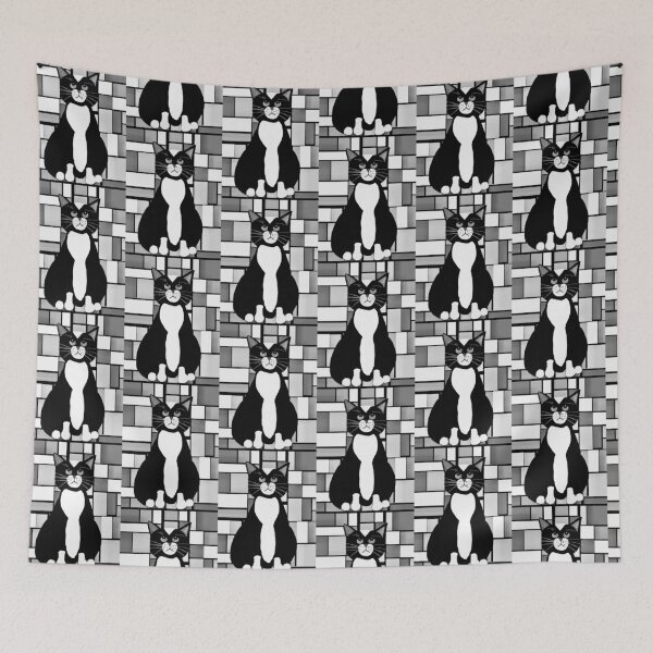 Item preview, Geometric Cat Art designed and sold by Elaine M Hayward .
