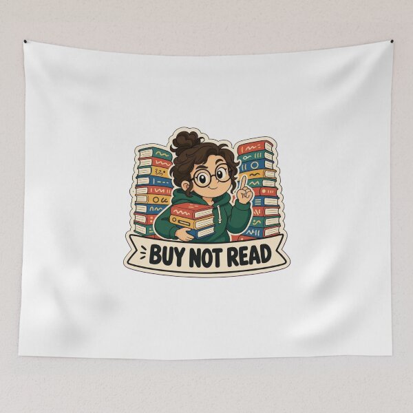 Item preview, Buying Not Reading | Funny Book Lover Reading Gift Design designed and sold by StickyGuys.