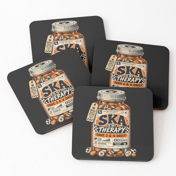 Item preview, Ska Is My Therapy – Offbeat Prescription designed and sold by rude vibes shop.