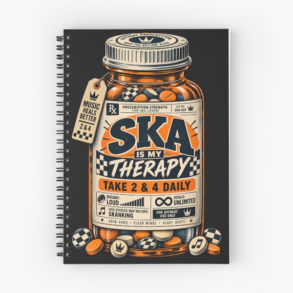 Item preview, Ska Is My Therapy – Offbeat Prescription designed and sold by rude vibes shop.