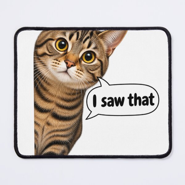 Item preview, I Saw That Funny Tabby Cat Meme – Cute Cat Lover Gift designed and sold by TeehMeow.