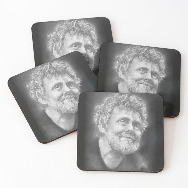 Item preview, Glen Hansard "Falling Slowly" Tribute Portrait Print designed and sold by ConorKeeganArt.