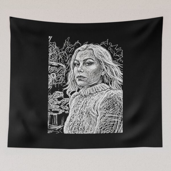 Item preview, Phoebe bridgers scribel art designed and sold by postermetal.