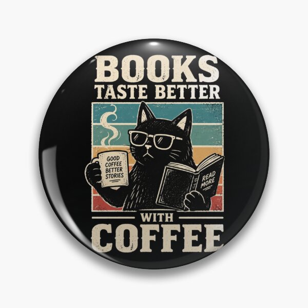 Item preview, Books Taste Better With Coffee designed and sold by StockAnime.