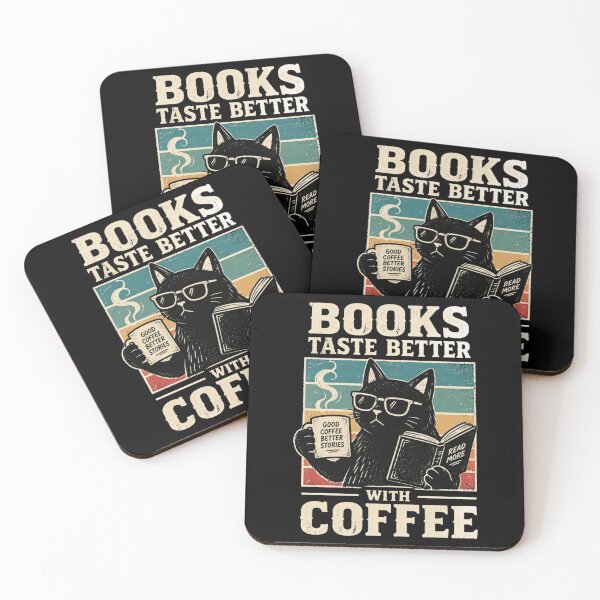 Item preview, Books Taste Better With Coffee designed and sold by StockAnime.