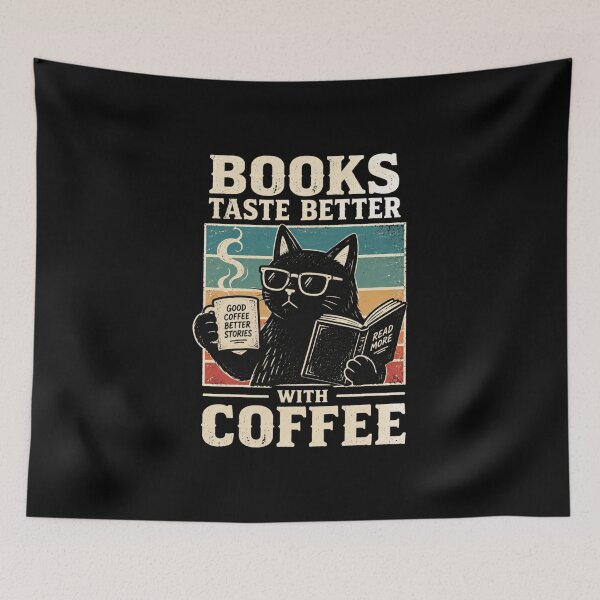 Item preview, Books Taste Better With Coffee designed and sold by StockAnime.