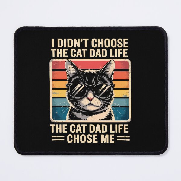 Item preview, Cat Dad Life Retro Sunglasses Cat designed and sold by Dmo3HarkoArt.