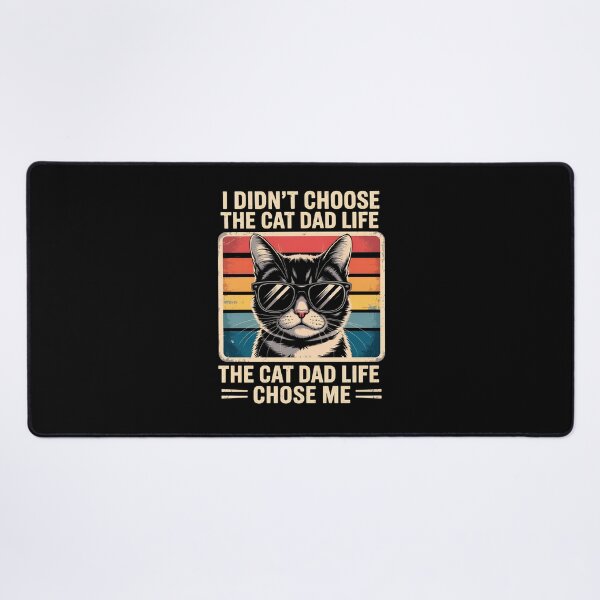 Item preview, Cat Dad Life Retro Sunglasses Cat designed and sold by Dmo3HarkoArt.
