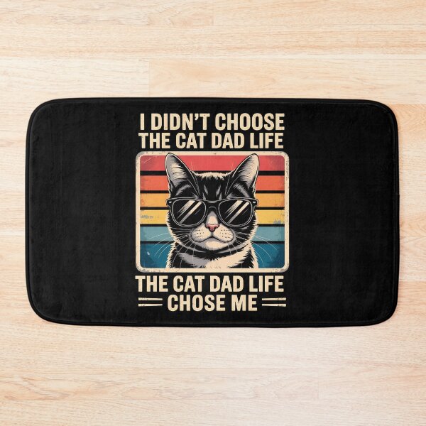 Item preview, Cat Dad Life Retro Sunglasses Cat designed and sold by Dmo3HarkoArt.