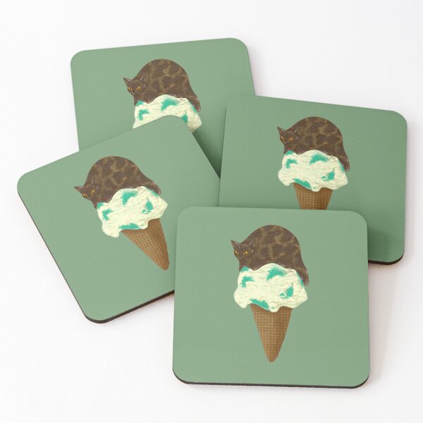 Item preview, Liquid cats "Ice cream" designed and sold by Manami Saku Art shop.