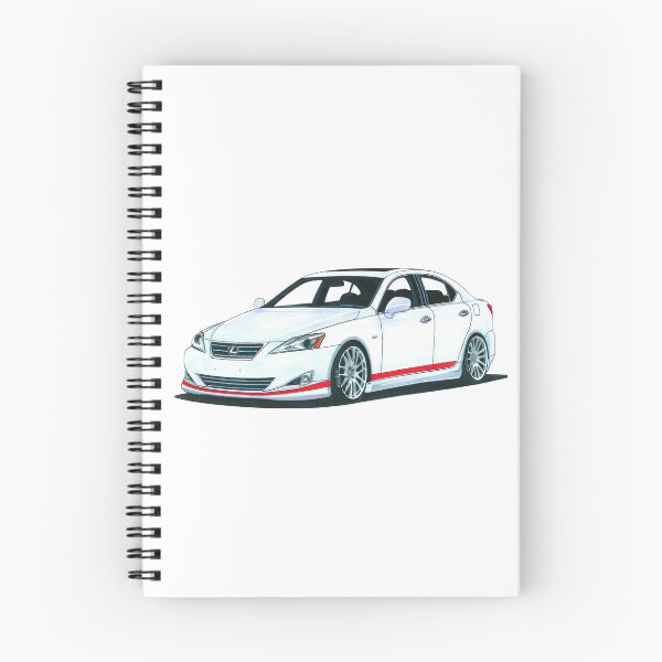 Item preview, Exclusive drawing legendary modified jdm sport car white IS 350 AWD Sedan V6 designed and sold by Cars23.