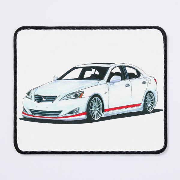 Item preview, Exclusive drawing legendary modified jdm sport car white IS 350 AWD Sedan V6 designed and sold by Cars23.