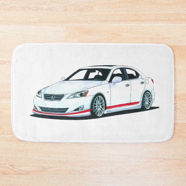 Item preview, Exclusive drawing legendary modified jdm sport car white IS 350 AWD Sedan V6 designed and sold by Cars23.