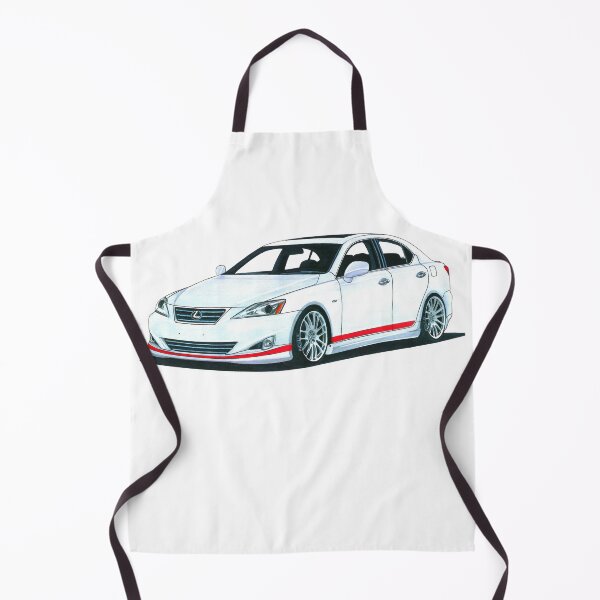 Item preview, Exclusive drawing legendary modified jdm sport car white IS 350 AWD Sedan V6 designed and sold by Cars23.