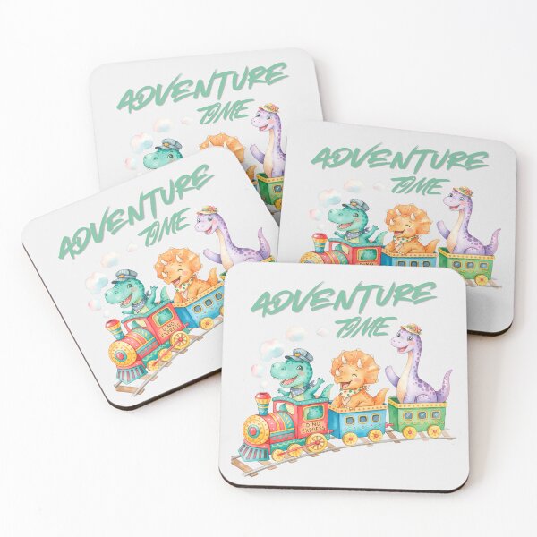 Item preview, Cute Dinosaur Riding a Train designed and sold by naragon4289.