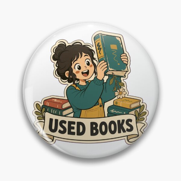 Item preview, Second Hand Treasure | Funny Book Lover Reading Gift Design designed and sold by StickyGuys.