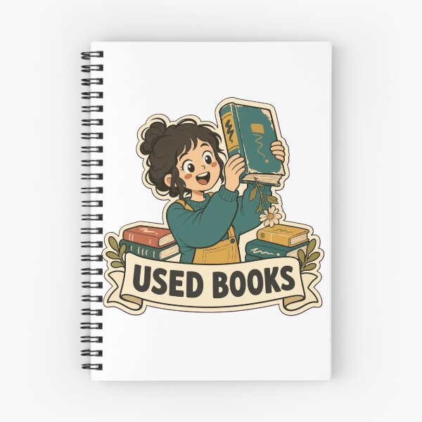 Item preview, Second Hand Treasure | Funny Book Lover Reading Gift Design designed and sold by StickyGuys.