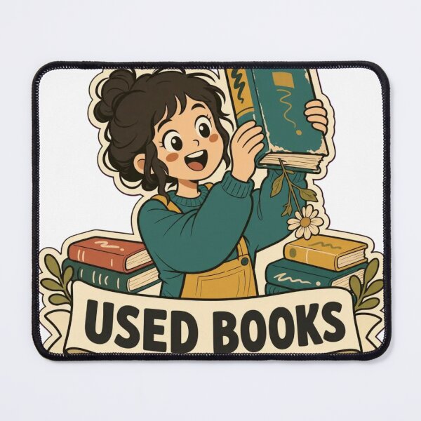Item preview, Second Hand Treasure | Funny Book Lover Reading Gift Design designed and sold by StickyGuys.