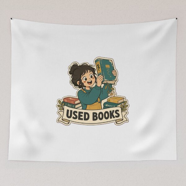 Item preview, Second Hand Treasure | Funny Book Lover Reading Gift Design designed and sold by StickyGuys.