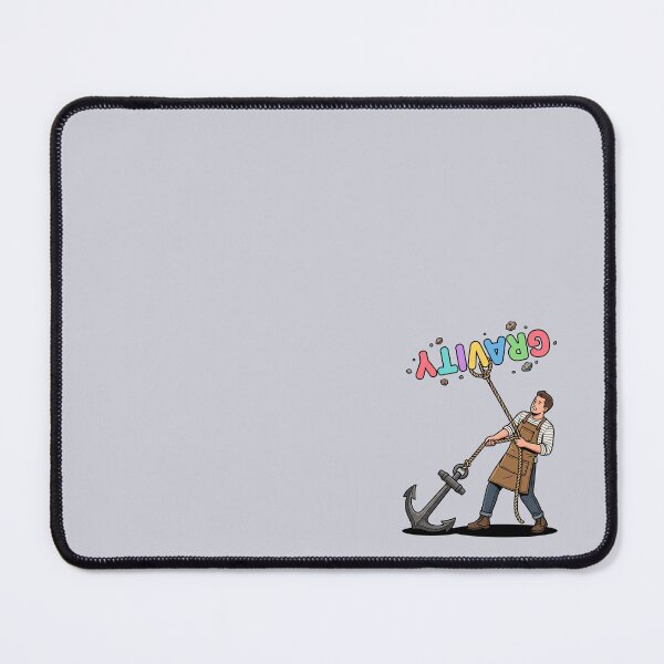 Item preview, Anchoring Gravity Funny Physics Literal Humor Art designed and sold by Rare By Hero.