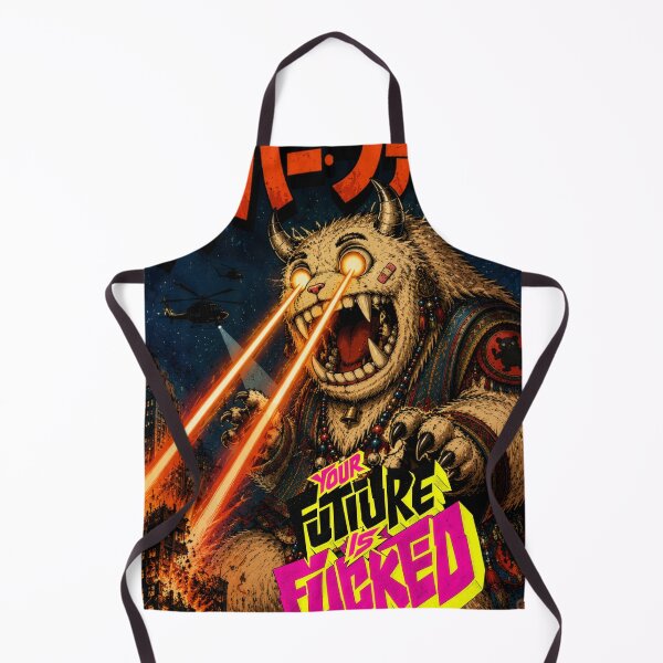 Item preview, Super Fat Kaiju Bear Laser Eyes Apocalypse | Retro Monster Art designed and sold by BRTHRCNK01.