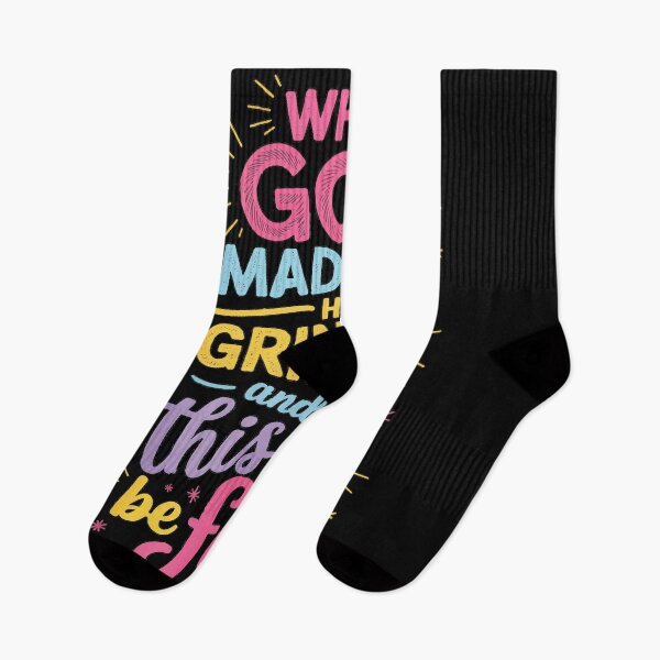 Item preview, When God Made Me He Grinned And Said This Will Be Fun Christian Faith Motivation designed and sold by CharlieConon.