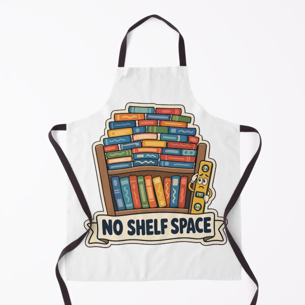 Item preview, Shelf Space Crisis | Funny Book Lover Reading Gift Design designed and sold by StickyGuys.