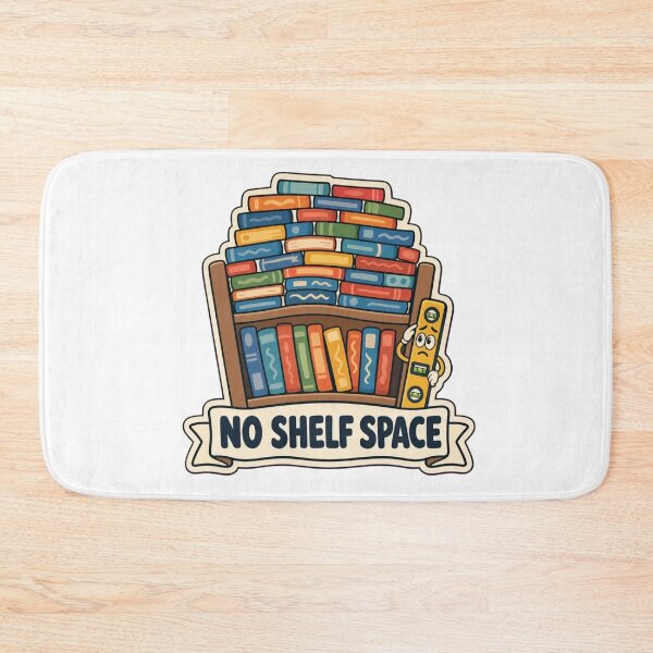 Item preview, Shelf Space Crisis | Funny Book Lover Reading Gift Design designed and sold by StickyGuys.