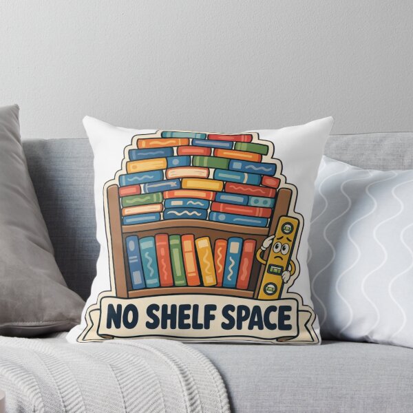 Item preview, Shelf Space Crisis | Funny Book Lover Reading Gift Design designed and sold by StickyGuys.