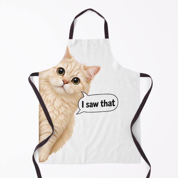 Item preview, I Saw That Funny Cat Meme – Cute Fluffy Cat Lover Design designed and sold by TeehMeow.