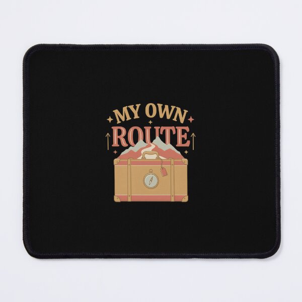Item preview, My Own Route T Shirt, Solo Travel Shirt, Independent Traveler Tee, Adventure Travel Gift designed and sold by Daily Mood Tees.